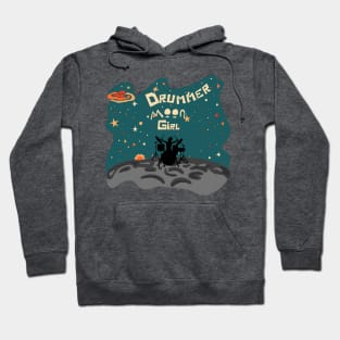 Drummer Moon Girl Hoodie